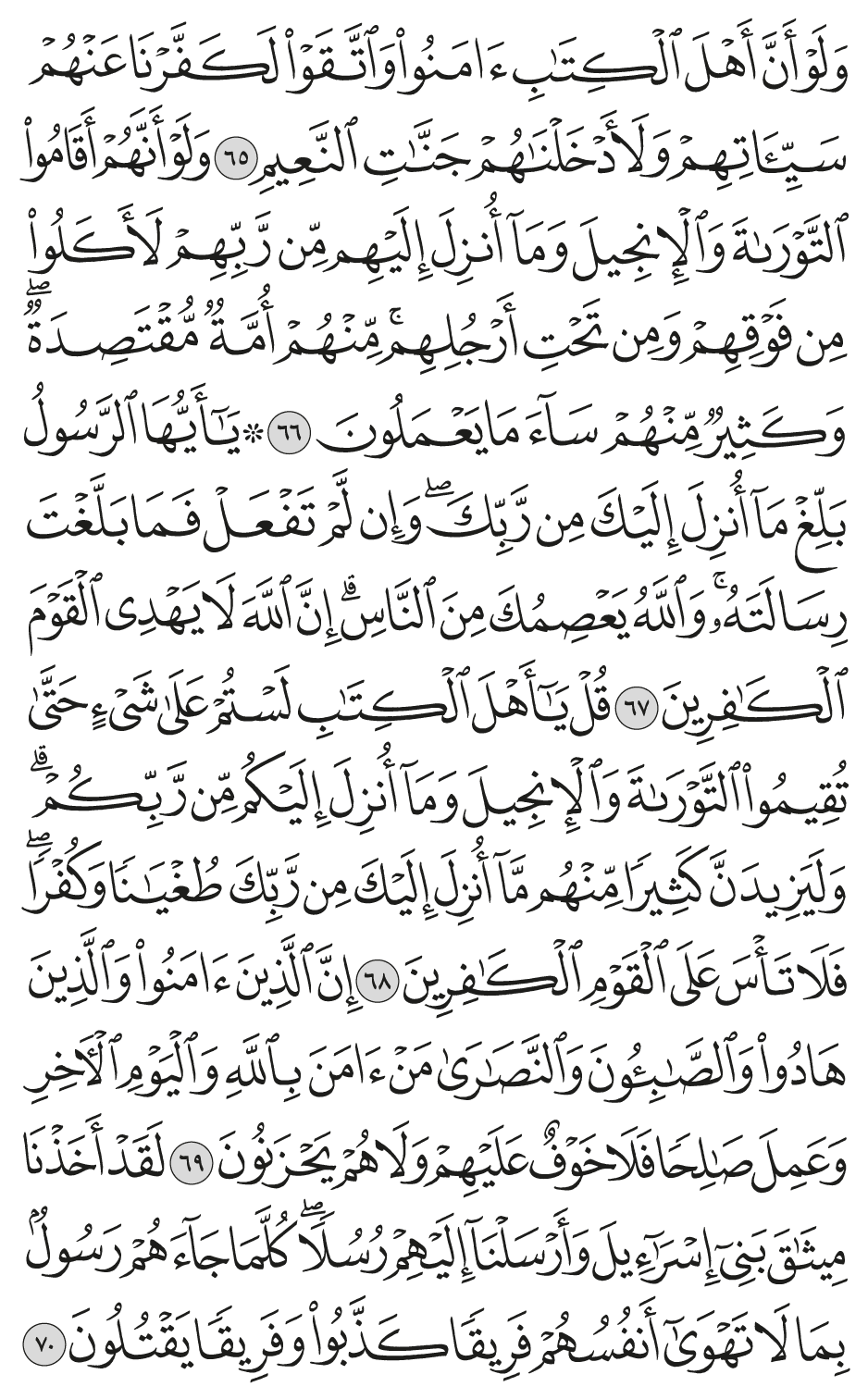 إن الذين آمنوا والذين هادوا والصابئون والنصارى من آمن بالله واليوم الآخر وعمل صالحا فلا خوف عليهم ولا هم يحزنون 