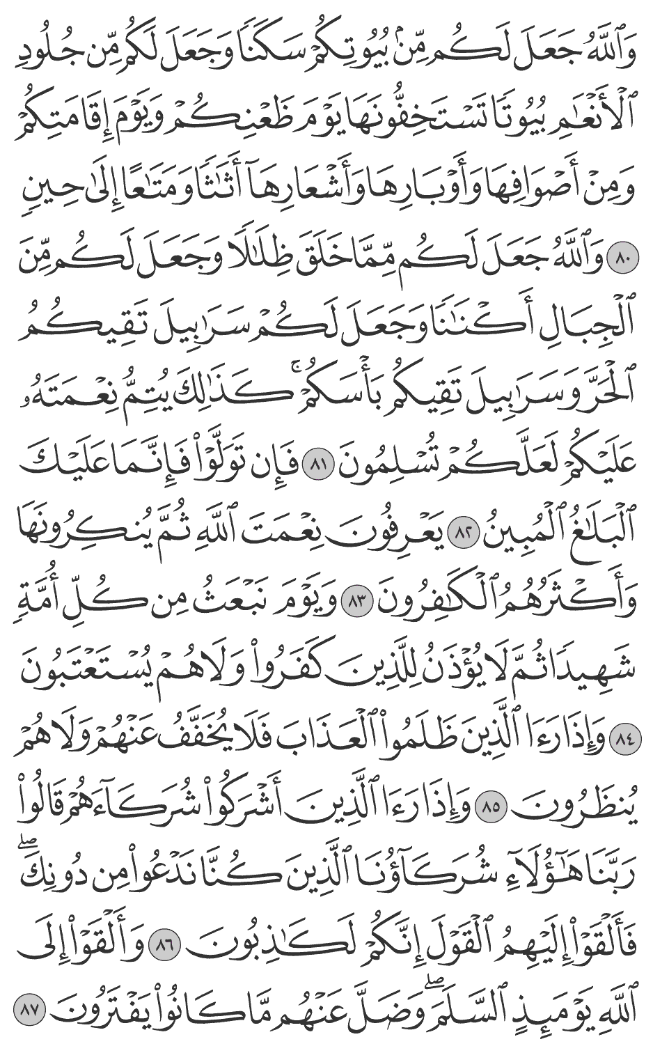 وإذا رأى الذين أشركوا شركآءهم قالوا ربنا هـؤلآء شركآؤنا الذين كنا ندعوا من دونك فألقوا إليهم القول إنكم لكاذبون 