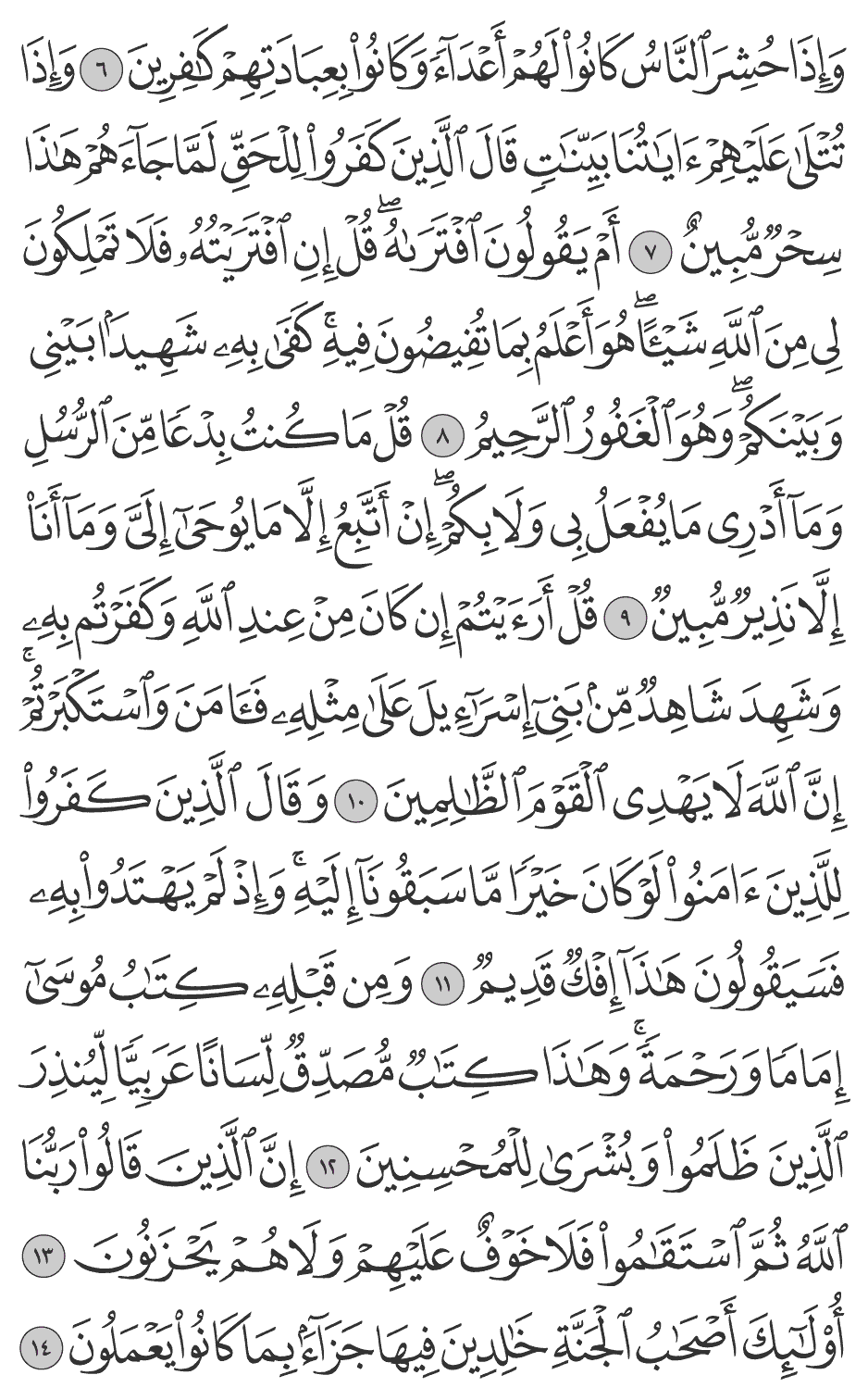 قل أرأيتم إن كان من عند الله وكفرتم به وشهد شاهد من بني إسرائيل على مثله فآمن واستكبرتم إن الله لا يهدي القوم الظالمين 